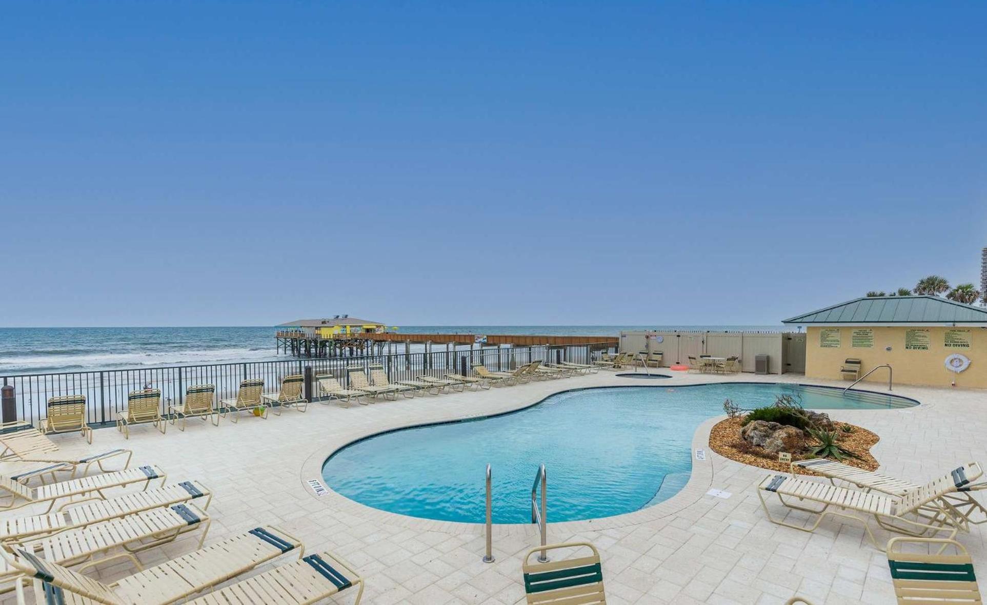 Ocean Views From Your Private Balcony! Sunglow Resort 606 By Brightwild Daytona Beach Shores Exterior foto