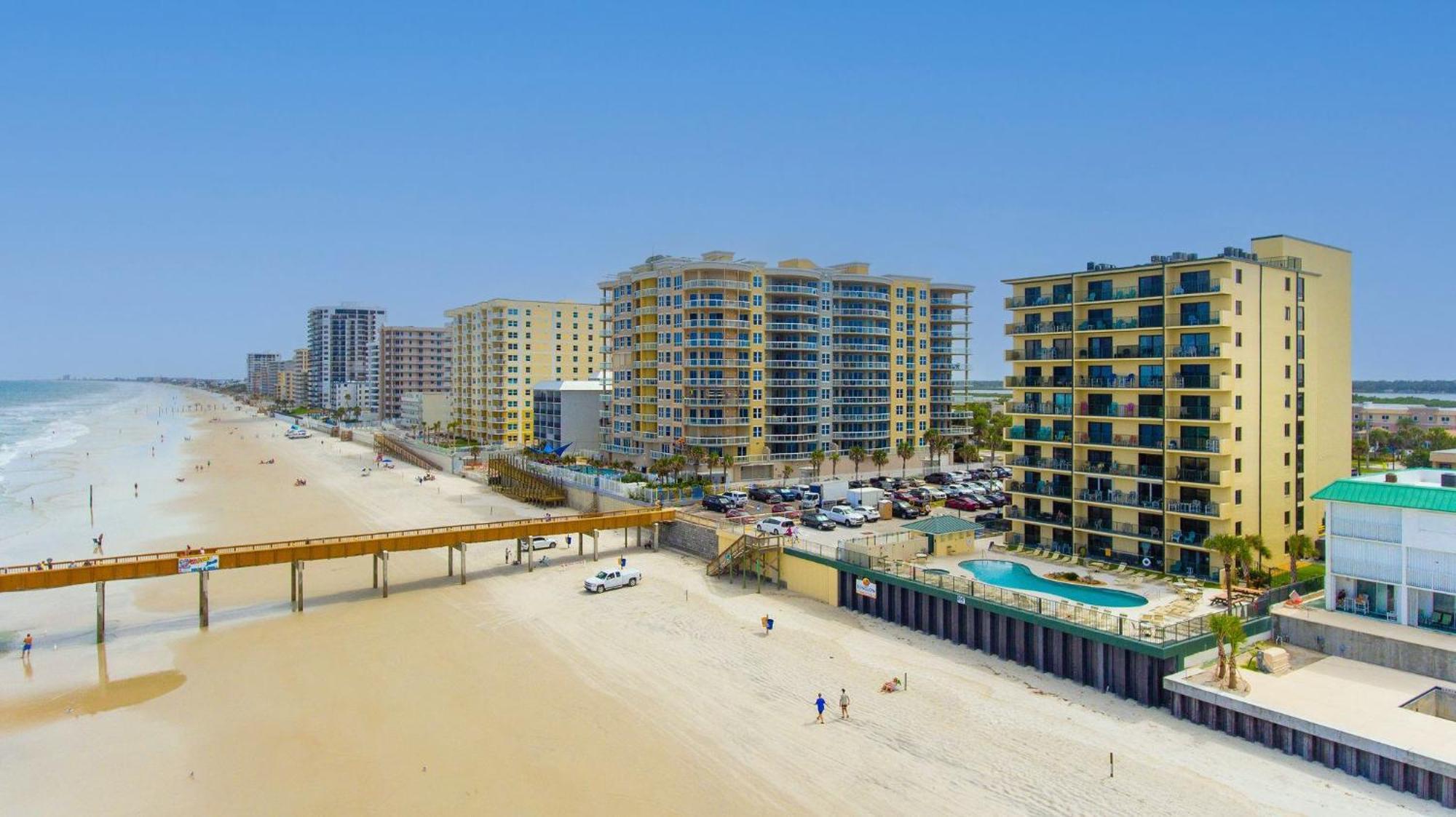 Ocean Views From Your Private Balcony! Sunglow Resort 606 By Brightwild Daytona Beach Shores Exterior foto